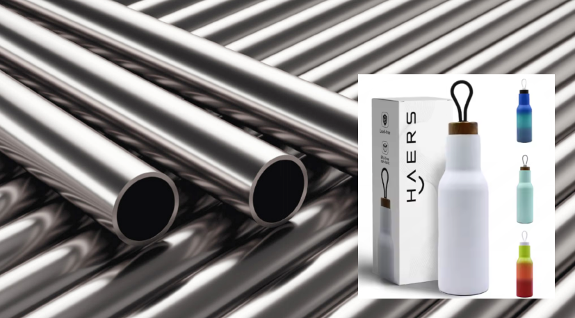 flask made from stainless steel