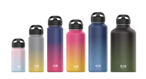 custom flask in different colors