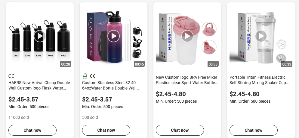 wholesale Price for custom flask