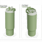 chi tiết của Cốc giữ nhiệt bằng thép không gỉ có tay cầm dễ cầm tùy chỉnh - Haers Drinkware