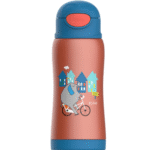 Gourde scolaire en acier inoxydable bleu et rouge personnalisée - Haers Drinkware
