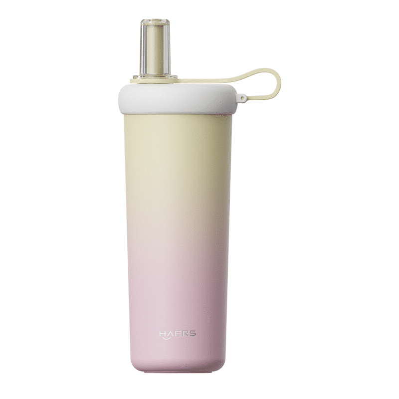 Cốc thép không gỉ miệng rộng Haers có nắp chống bụi tùy chỉnh - Haers Drinkware