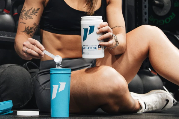mix creatine in a metal bottle