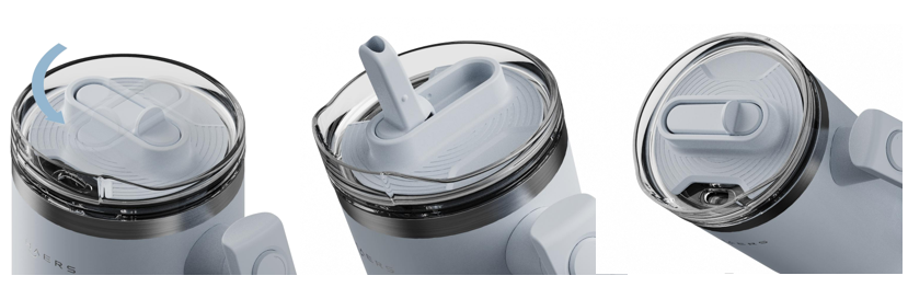 L-lid of BLAZER Tumbler - Haers Drinkware