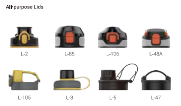 other lids options for bulk tritan plastic bottle