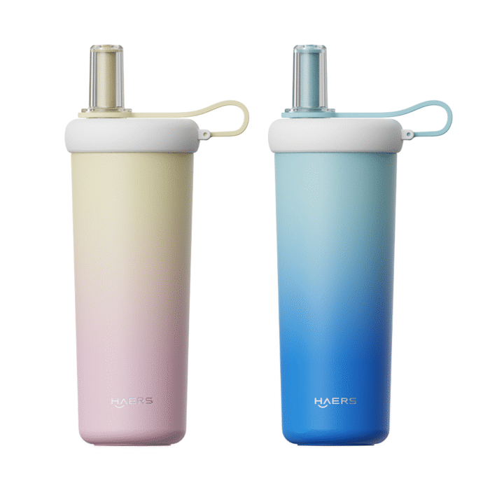 Colors of Stainless Steel Wide Mouth Tumbler with Dust-proof Cover custom - Haers Drinkware