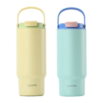 Colors of Stainless Steel Insulated Tumbler with Easy-grip Handle custom - Haers Drinkware