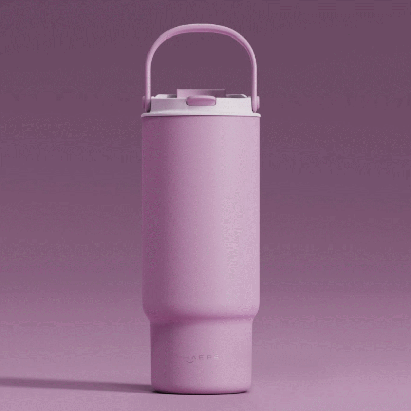 Haers Stainless Steel Insulated Tumbler with Easy-grip Handle custom - Haers Drinkware
