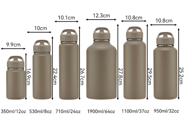 Sports Water Bottle in ML and oz