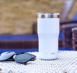 partial stamping for coffee mug