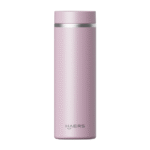 Zakázková růžová termoska na vodu o objemu 12 oz - Haers Drinkware