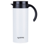 Bílá karafa z nerezové oceli se širokým hrdlem na míru - Haers Drinkware