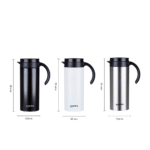 Size of Wide Mouth Stainless Steel Carafe - Haers Drinkware