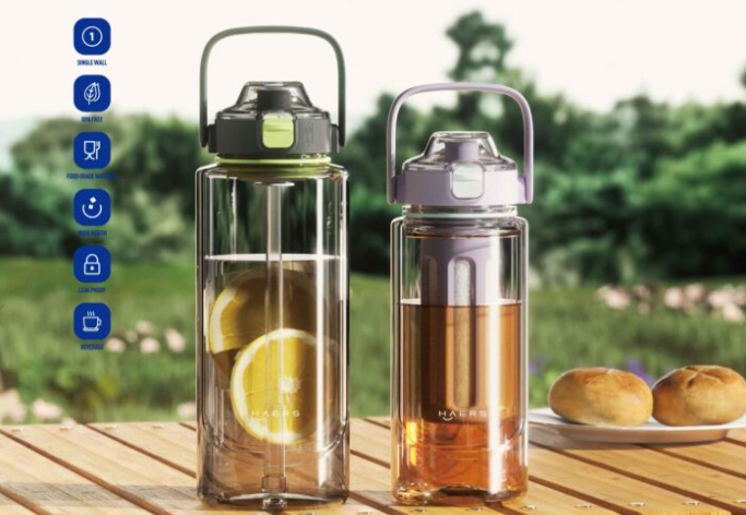 Bottles made of Tritan