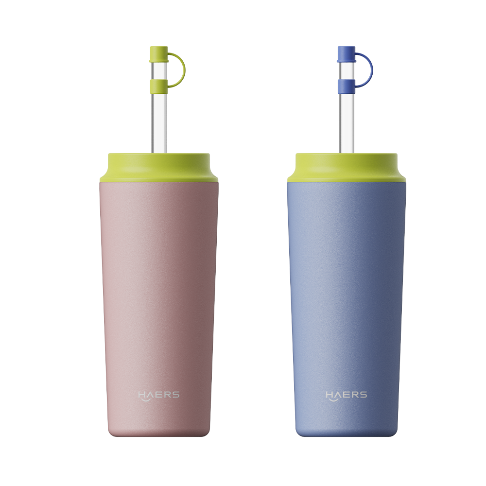 画板 29 - Haers Drinkware 550ML Stainless Steel Cup with Straw Lid - Haers Drinkware