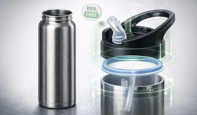 Food-Grade Lids, Seals and Straw