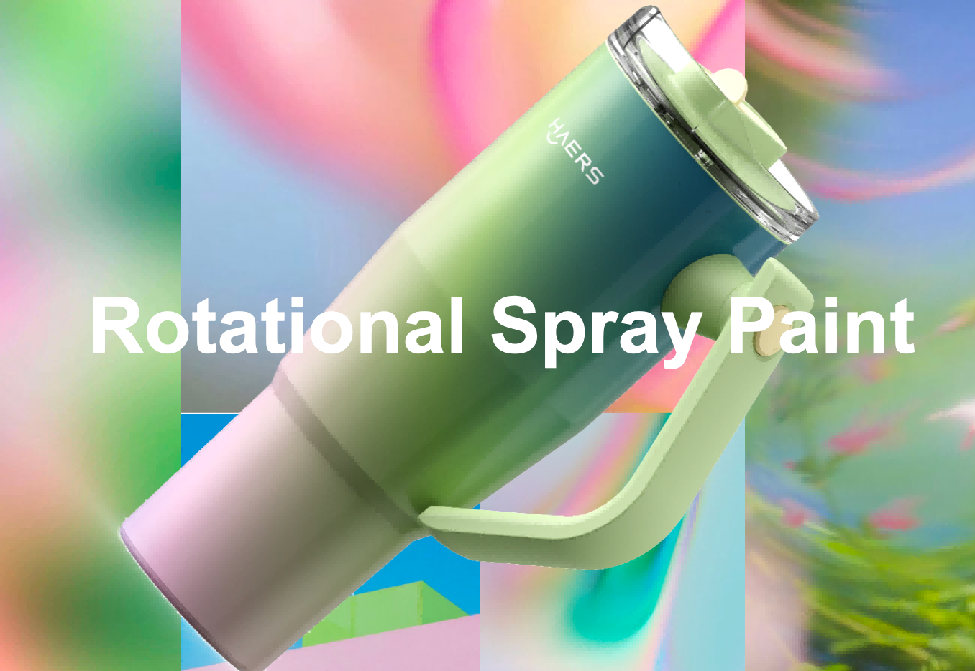 rotational spray paint