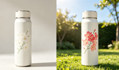 color changing water bottle