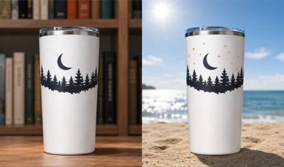 color-changing stars on cups